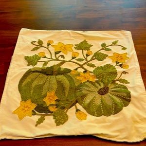 Pottery barn seasonal pumpkin pillow cover